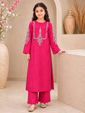 Goodoo Kids Girls Pink Embroidered Kurta Trouser Suit Festival Collection Banner